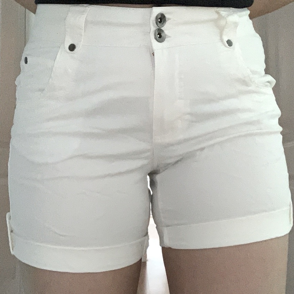White shorts